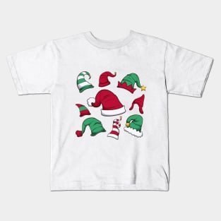 Christmas Hats Kids T-Shirt